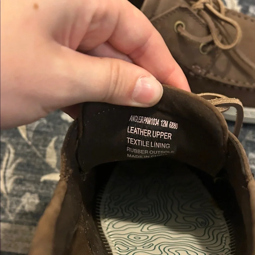 Abeo Tan Leather Boat Shoes